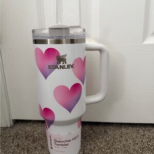 Stanley White Tumbler with Handle